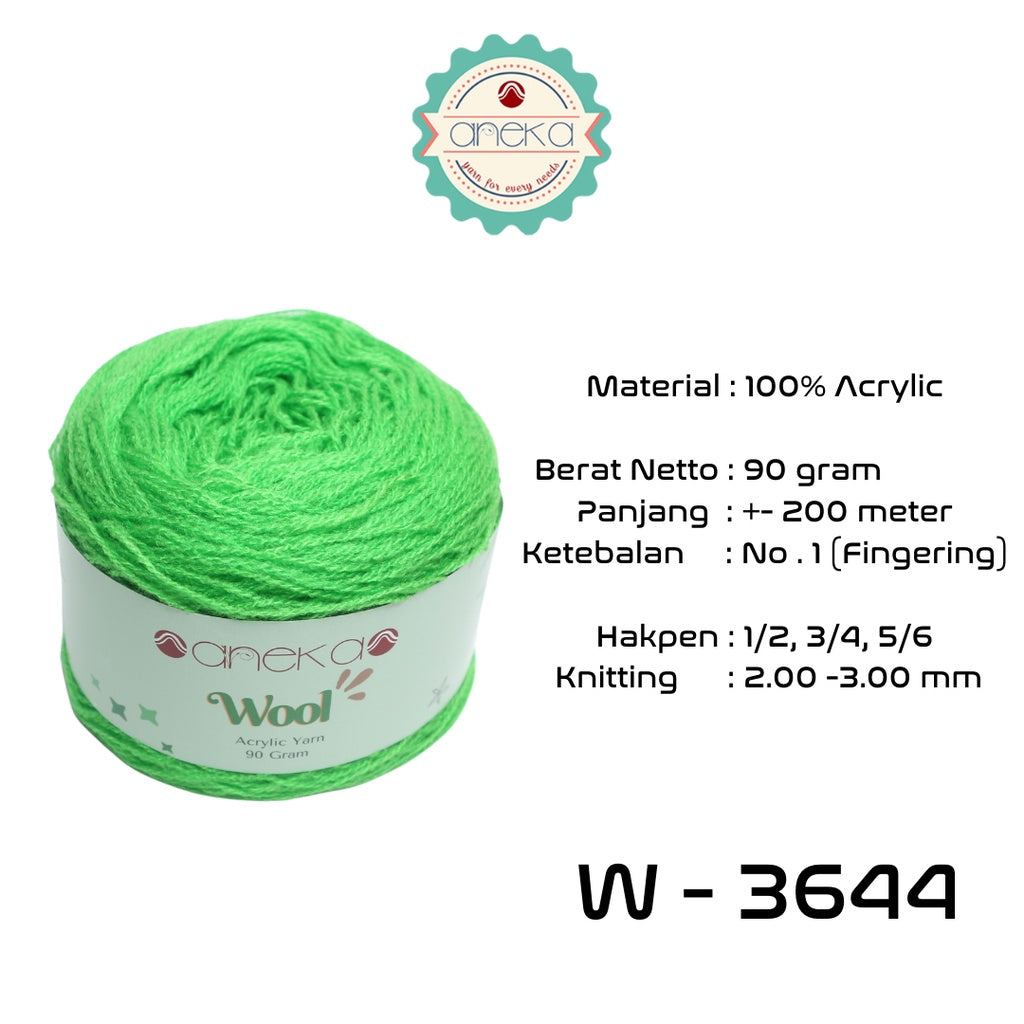 KATALOG - Benang Rajut Wool / Wol / Siet Yarn 90 gram - PART 2