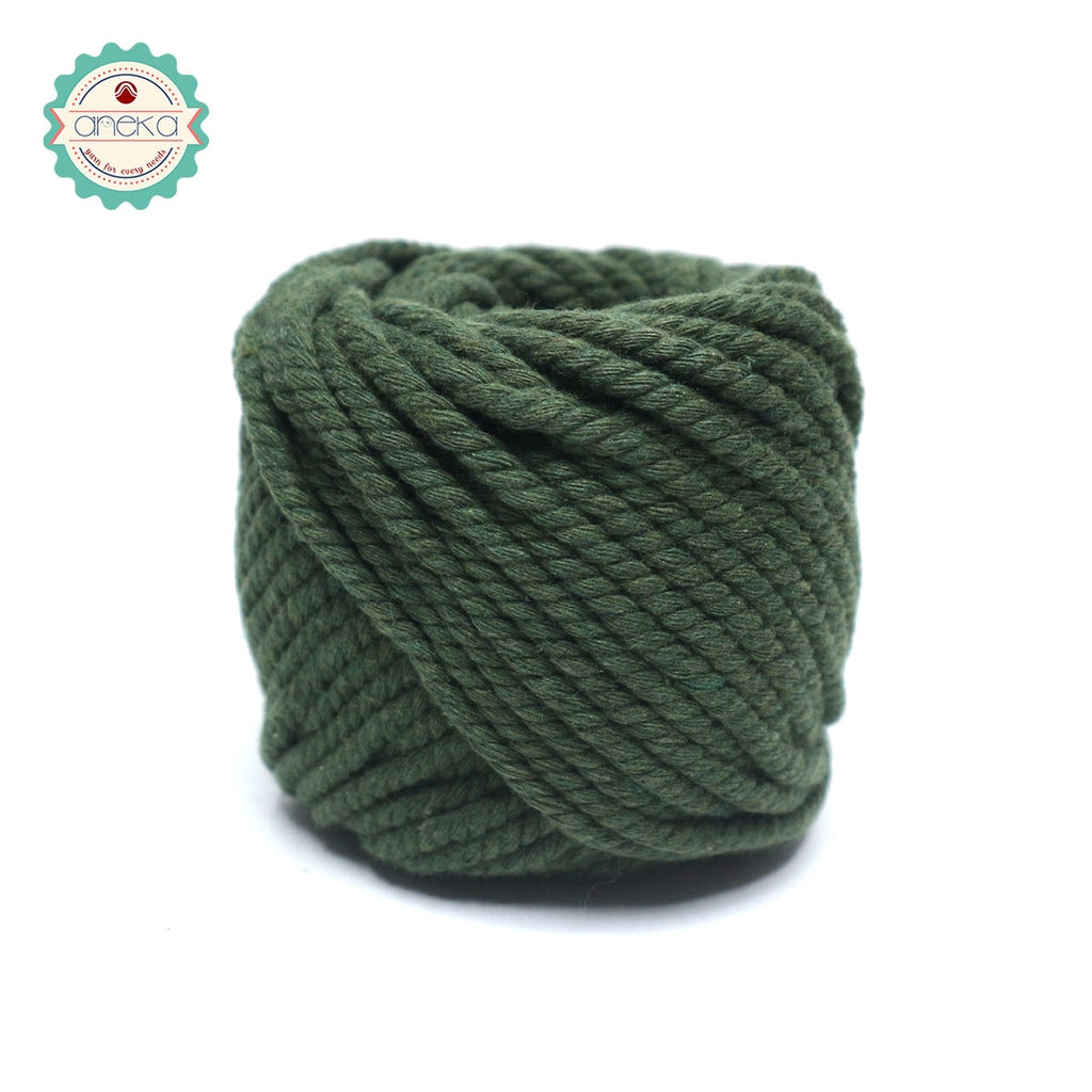 KATALOG - Benang Tali katun/tali macrame makrame warna 100 Gr - 4mm
