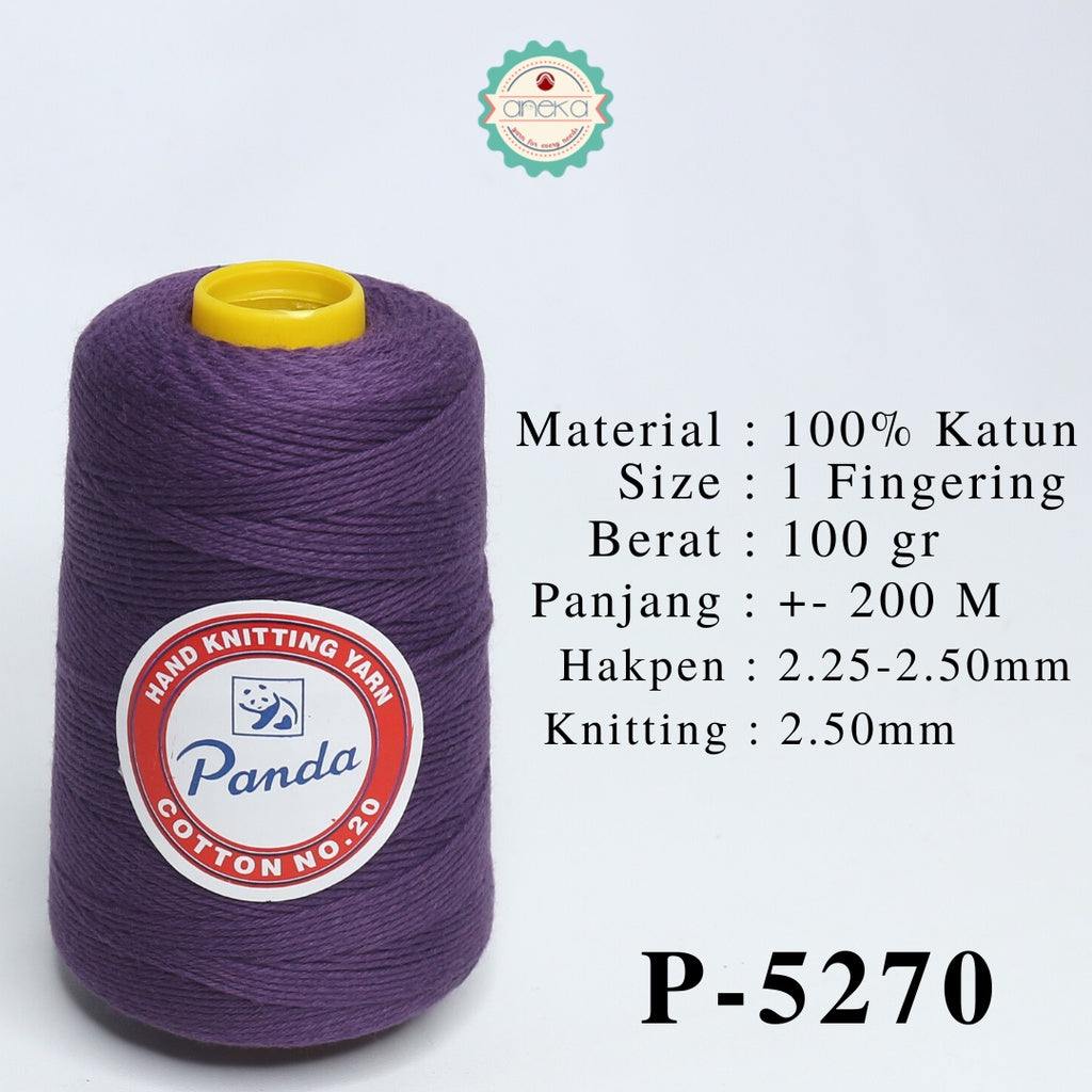 KATALOG - Benang Rajut Katun Panda / Cotton Yarn 2