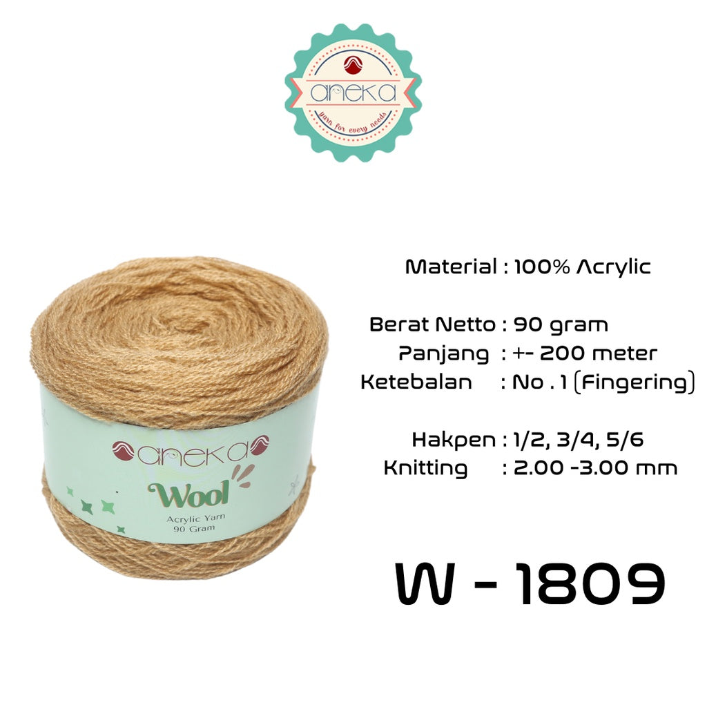 KATALOG - Benang Rajut Wool / Wol / Siet Yarn 90 gram - PART 1