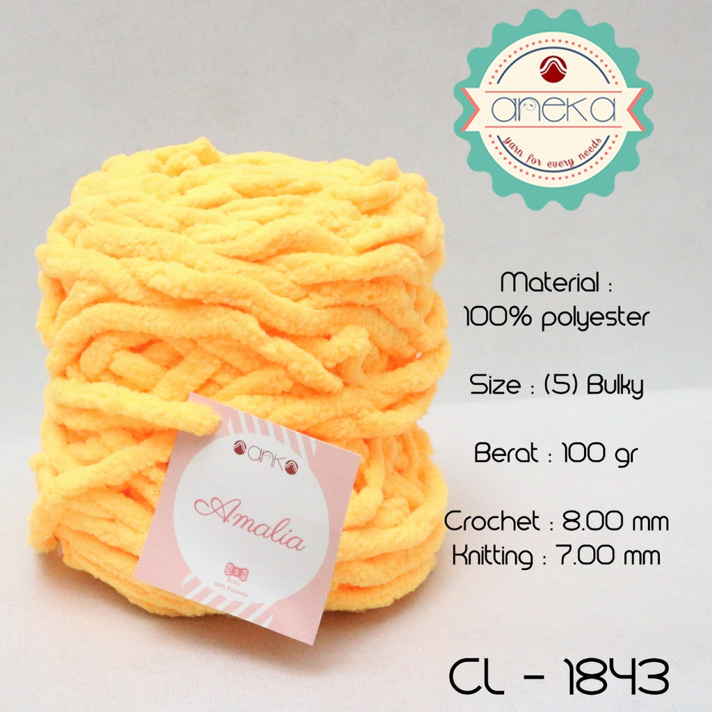 KATALOG - Benang Rajut Chenille Midi Amalia Yarn PART 1