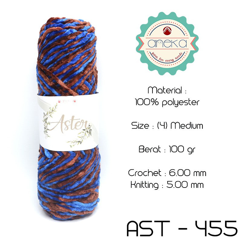 KATALOG - Benang Rajut Bludru ASTER MIX SEMBUR / Velvet Knitting Yarn PART 2