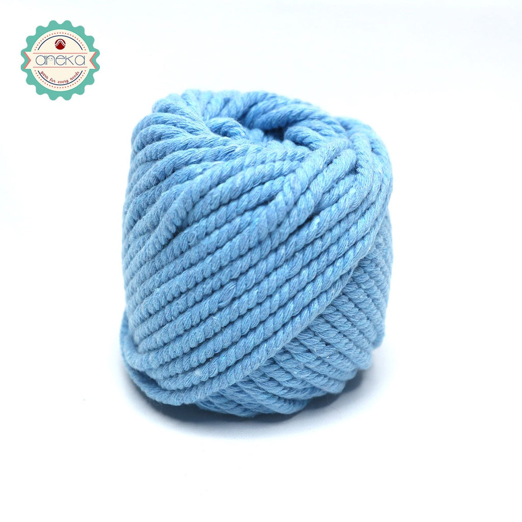 KATALOG - Benang Tali katun/tali macrame makrame warna 100 Gr - 4mm