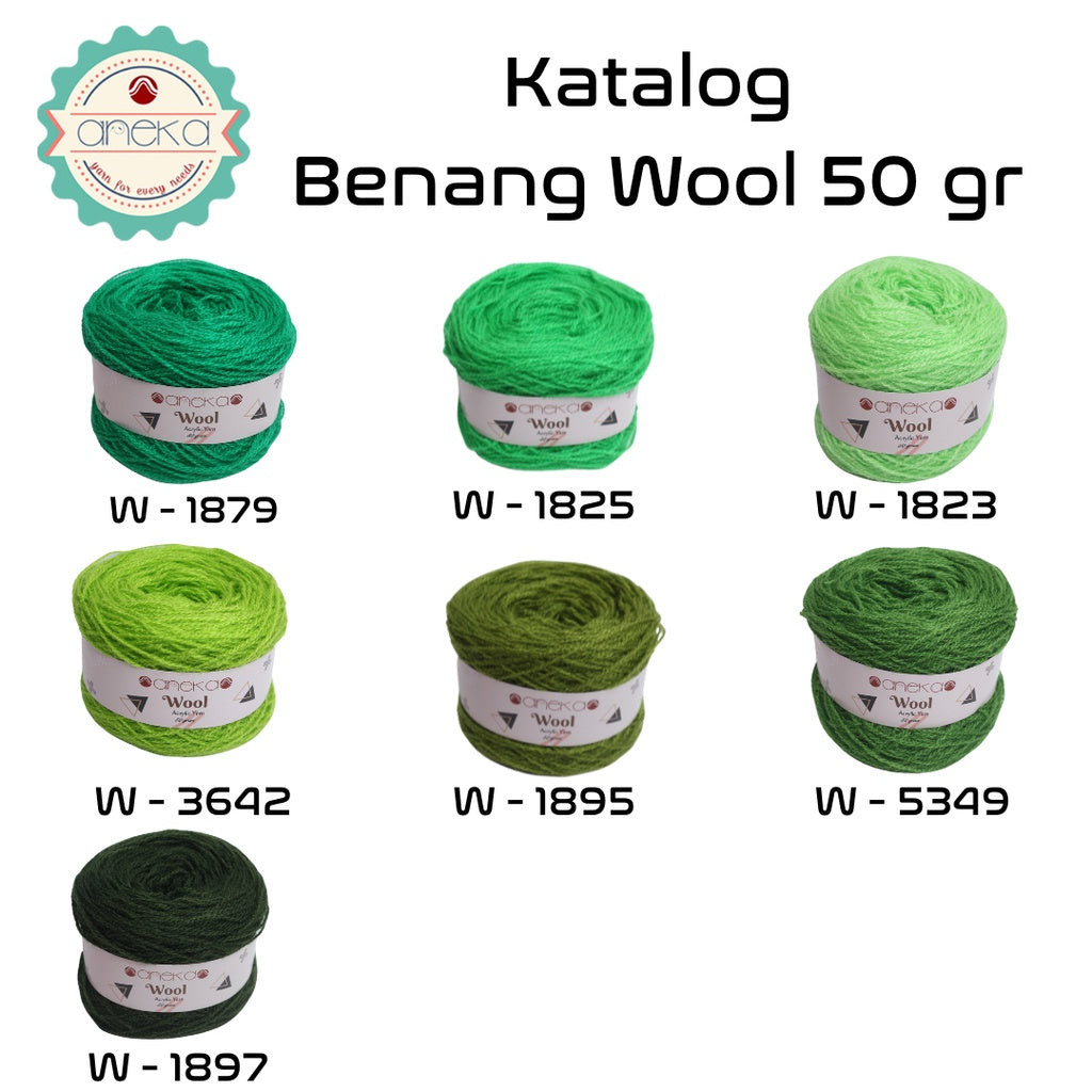 KATALOG - Benang Rajut Wool / Wol / Siet Yarn 30 dan 50 gram - PART 2