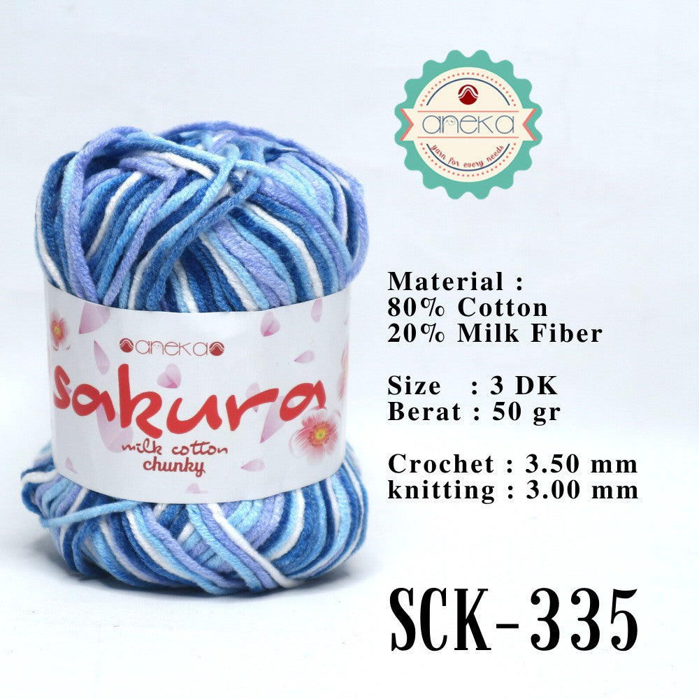 CATALOG - Sakura Milk Cotton Chunky Mix Sembur Mix Cotton Knitting Yarn PART 3
