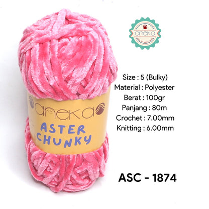 KATALOG - Benang Rajut Bludru Aster CHUNKY / Velvet Knitting Yarn