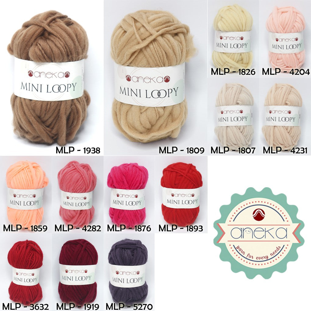 KATALOG - Benang Rajut Mini Loopy / Icelandic / Tapestry Weaving Yarn / Macrame Part 2