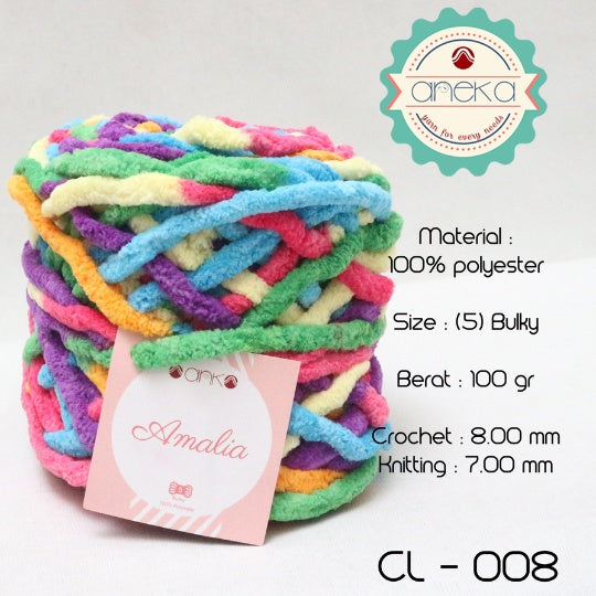 KATALOG - Benang Rajut Chenille Midi Amalia Yarn PART 2