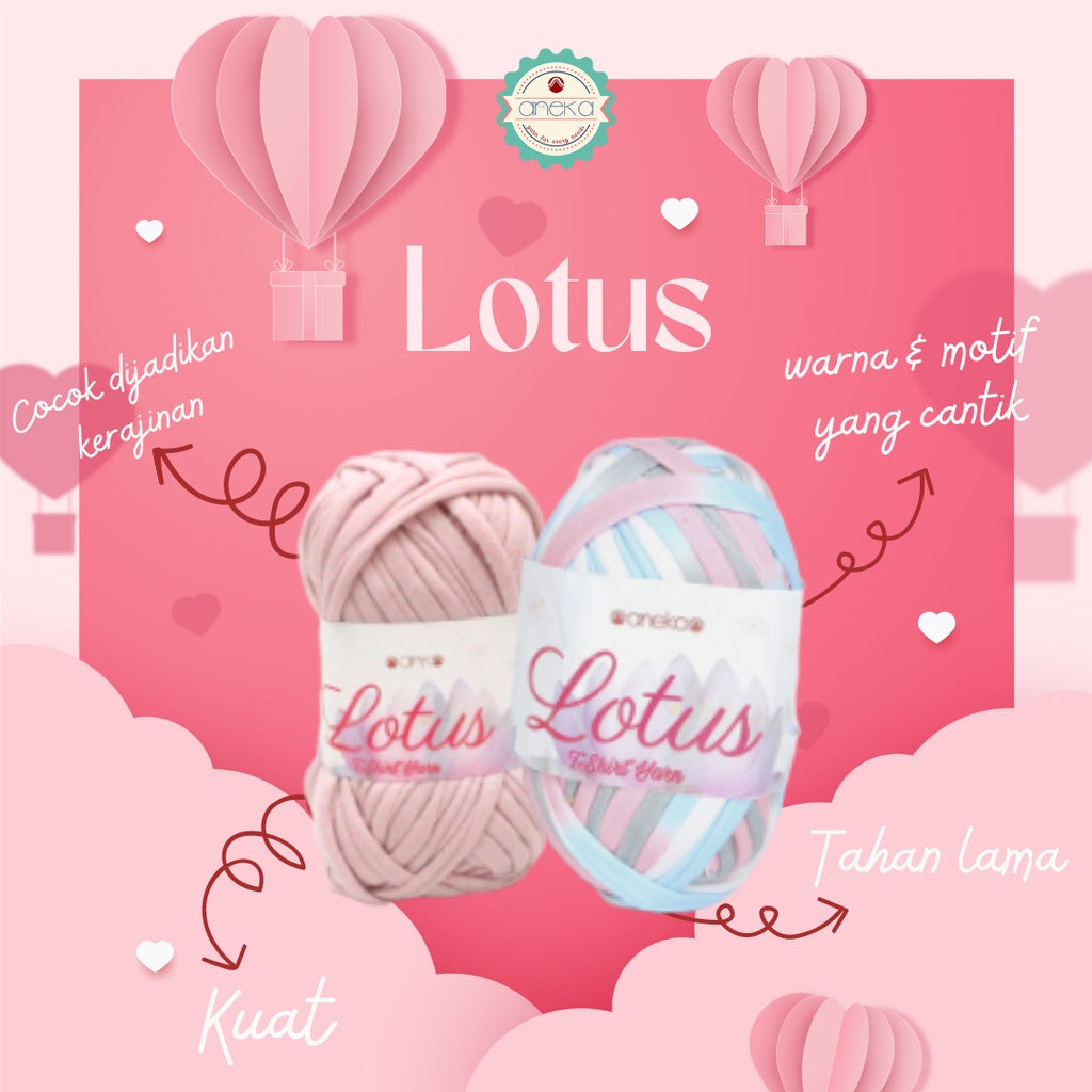 KATALOG - Benang Rajut Lotus / TShirt / Kaos Yarn Part 1