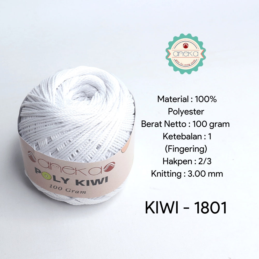 KATALOG - Benang Rajut Poli / Poly Kiwi Yarn - PREMIUM - Part 1