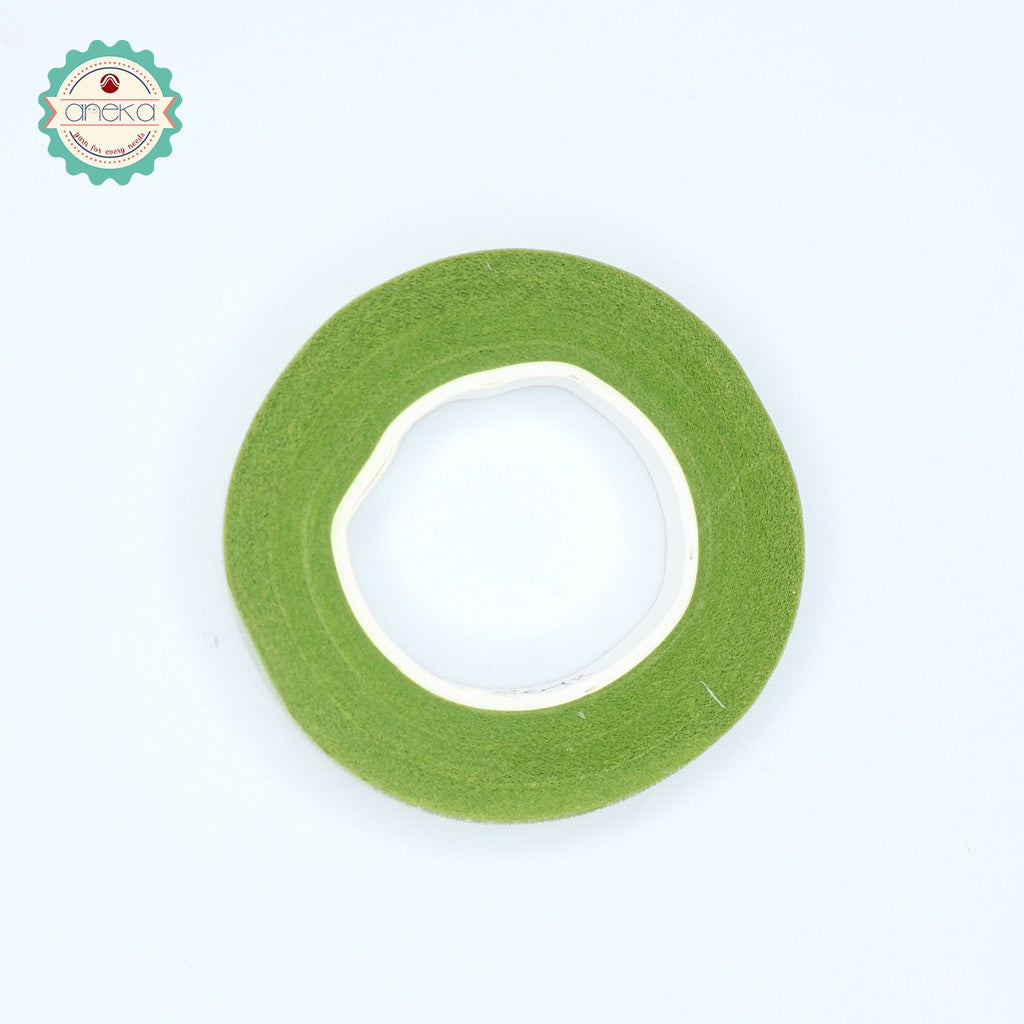 ANEKA - Floral Flower tape / selotip bunga / daun warna warni 30yard