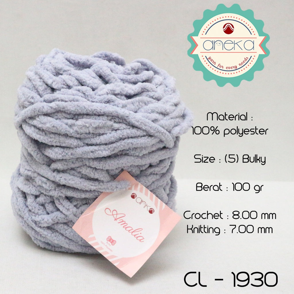 KATALOG - Benang Rajut Chenille Midi Amalia Yarn PART 1