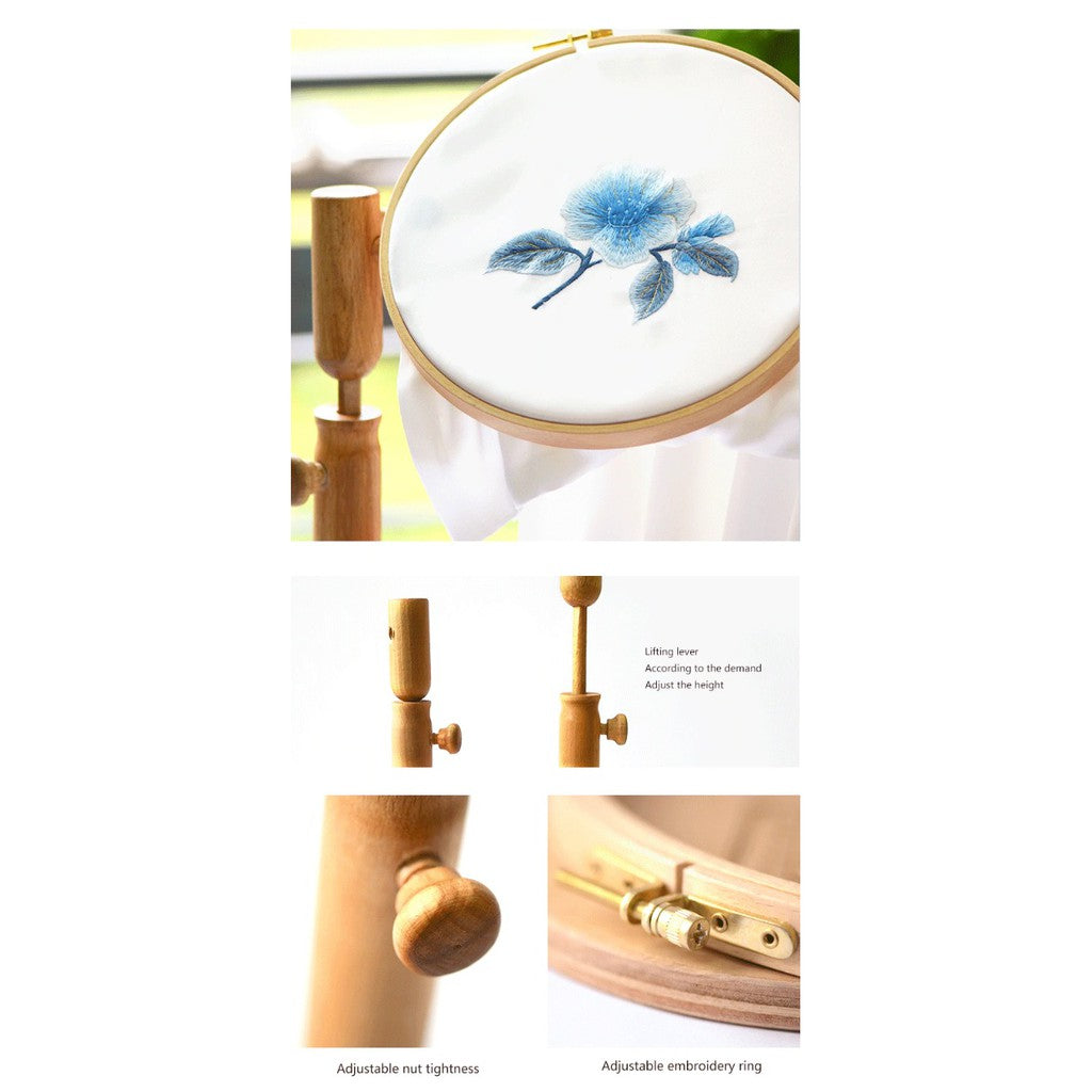 ANEKA - Embroidery Standing Hoop / Kaki Pemidangan / Penjepit / Alat Bantu Midangan Sulam praktis - PREMIUM