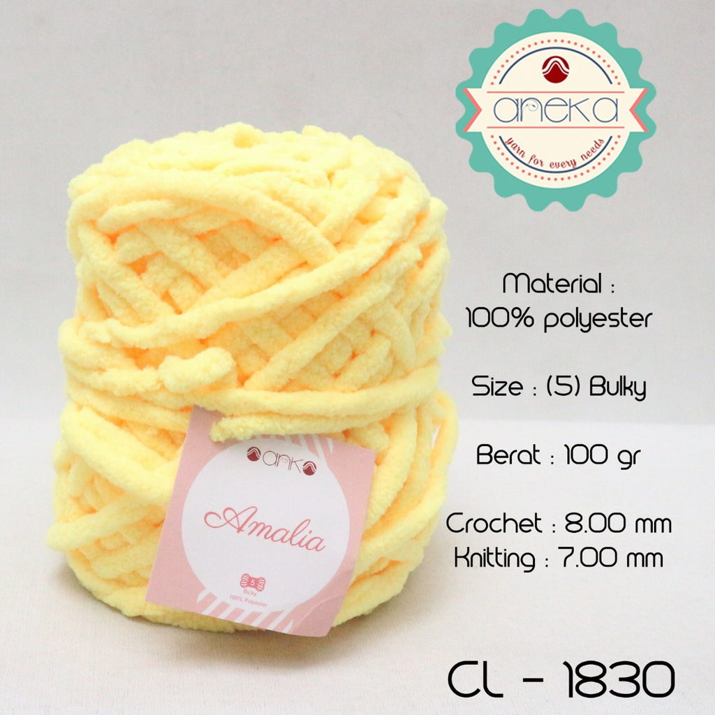 KATALOG - Benang Rajut Chenille Midi Amalia Yarn PART 1