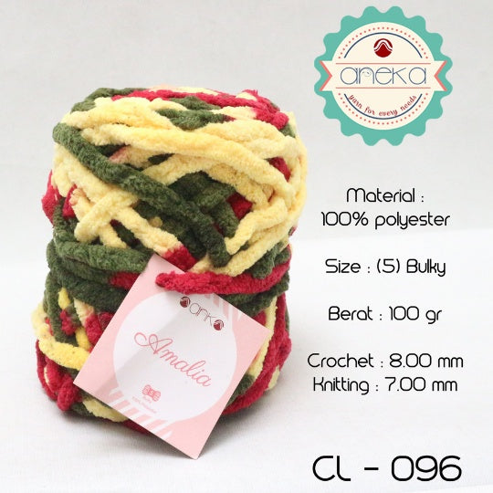 KATALOG - Benang Rajut Chenille Midi Amalia Yarn PART 2