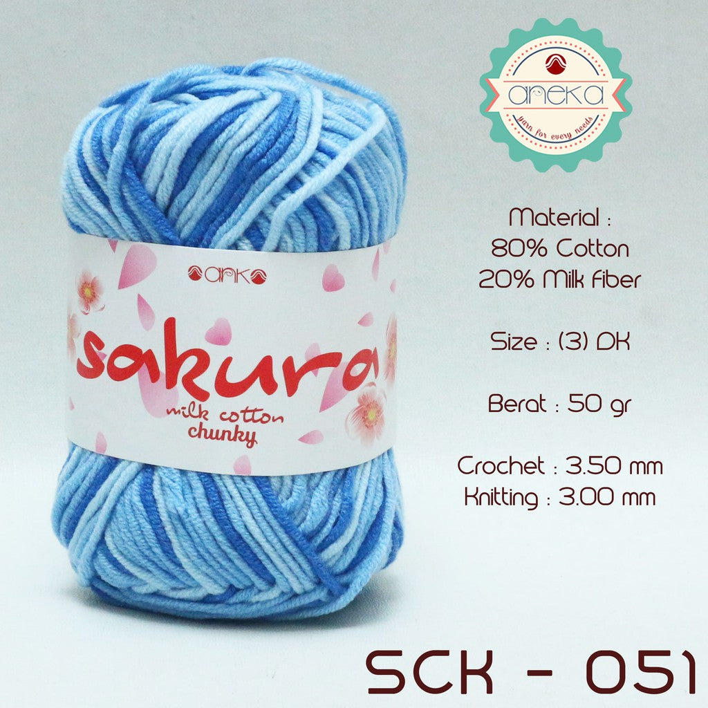 CATALOG - Sakura Milk Cotton Chunky Mix Sembur Mix Cotton Knitting Yarn PART 3