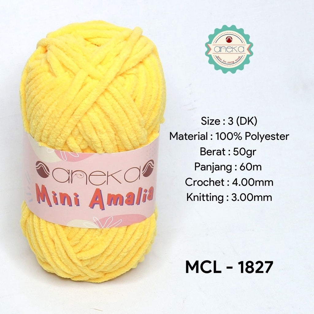 KATALOG - Benang Rajut Mini Amalia / Small Chenille Yarn