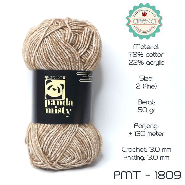 KATALOG - Benang Rajut Katun Panda Misty / Semprot Wol / Stonewashed Yarn - PART 2