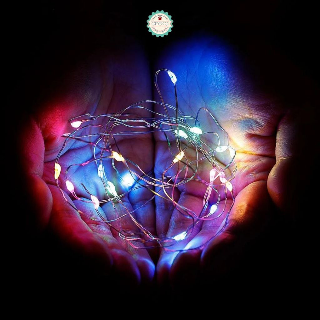 ANEKA - Lampu Hias Warna - Warni / LED Light Strings Battery / Fairy Lights / Wedding / Christmas Party / Gift Decorations