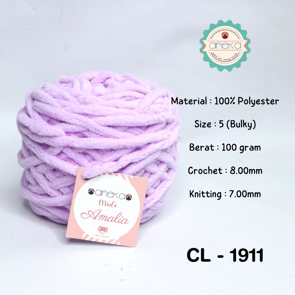 KATALOG - Benang Rajut Chenille Midi Amalia Yarn PART 1