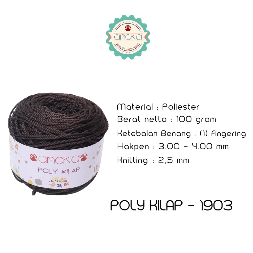 KATALOG - PREMIUM Benang Rajut Polyester/ Poliester / Poli Poly Kilap Warna PART 1