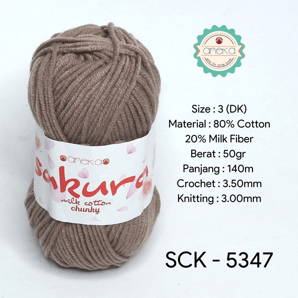 KATALOG - Benang Rajut Katun Susu Sakura Milk Cotton Chunky PART 1