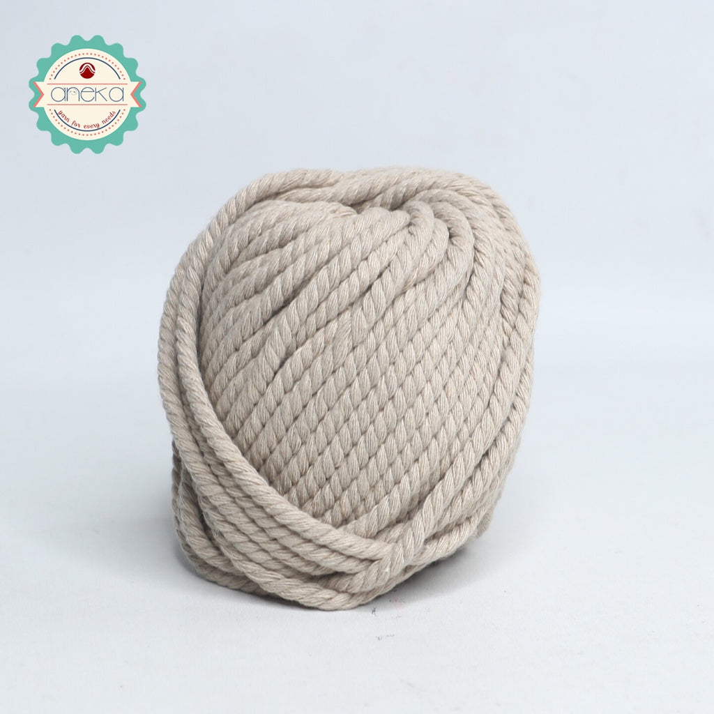 KATALOG - Benang Tali katun/tali macrame makrame warna 100 Gr - 4mm