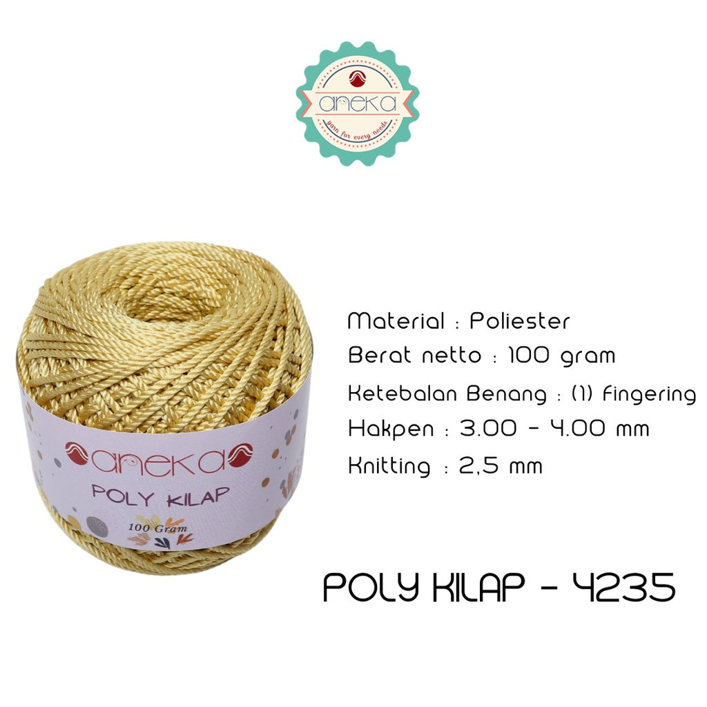 KATALOG - PREMIUM Benang Rajut Polyester/ Poliester / Poli Poly Kilap Warna PART 1