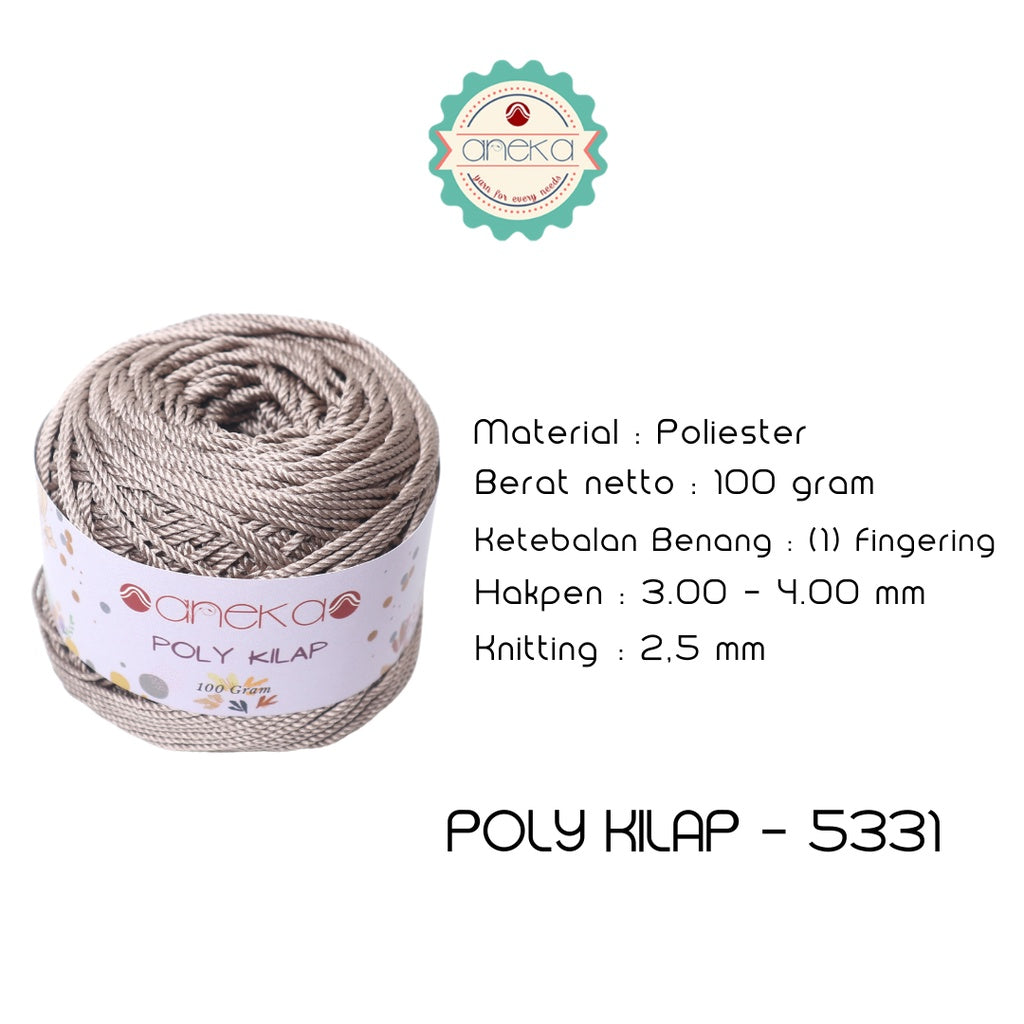KATALOG - PREMIUM Benang Rajut Polyester/ Poliester / Poli Poly Kilap Warna PART 1