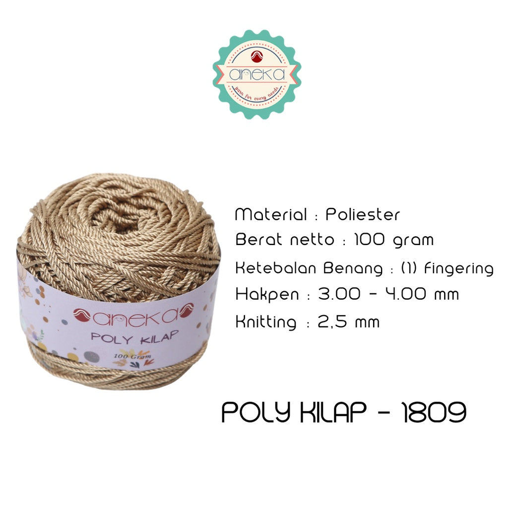 KATALOG - PREMIUM Benang Rajut Polyester/ Poliester / Poli Poly Kilap Warna PART 1