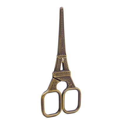 AnekaBenang - Gunting Bentuk Menara Eiffel / Stainless Steel  / Vintage Jahit Retro / Scissors