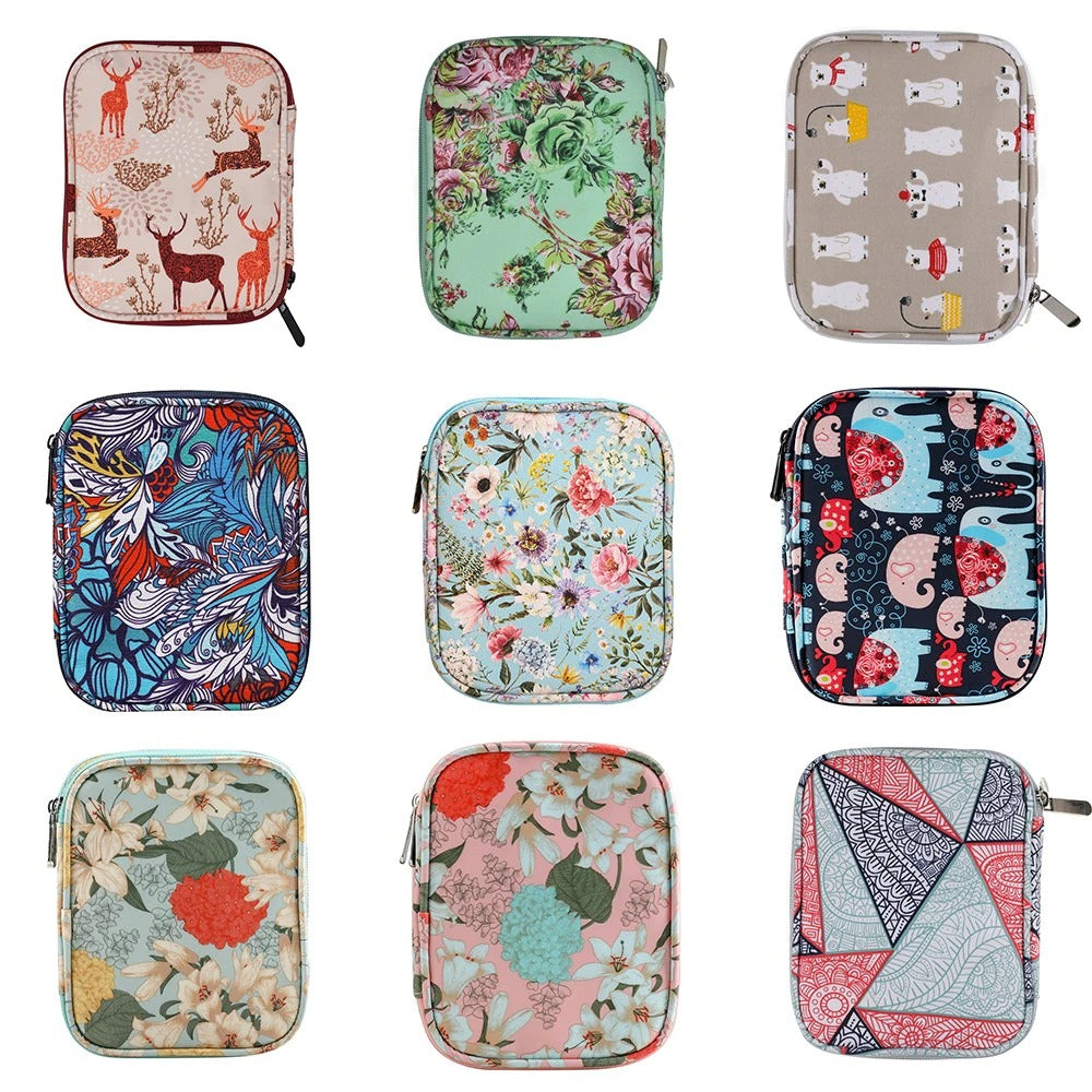 AnekaBenang - Hakpen + Dompet Motif / Double Case / Aksesoris Organizer