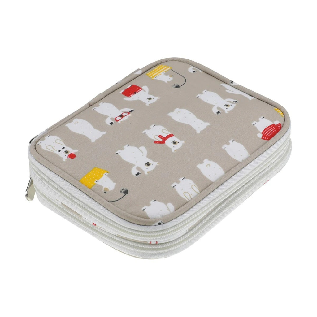 AnekaBenang - Hakpen + Dompet Motif / Double Case / Aksesoris Organizer