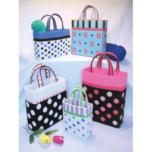 Plastic canvas tote bag sale