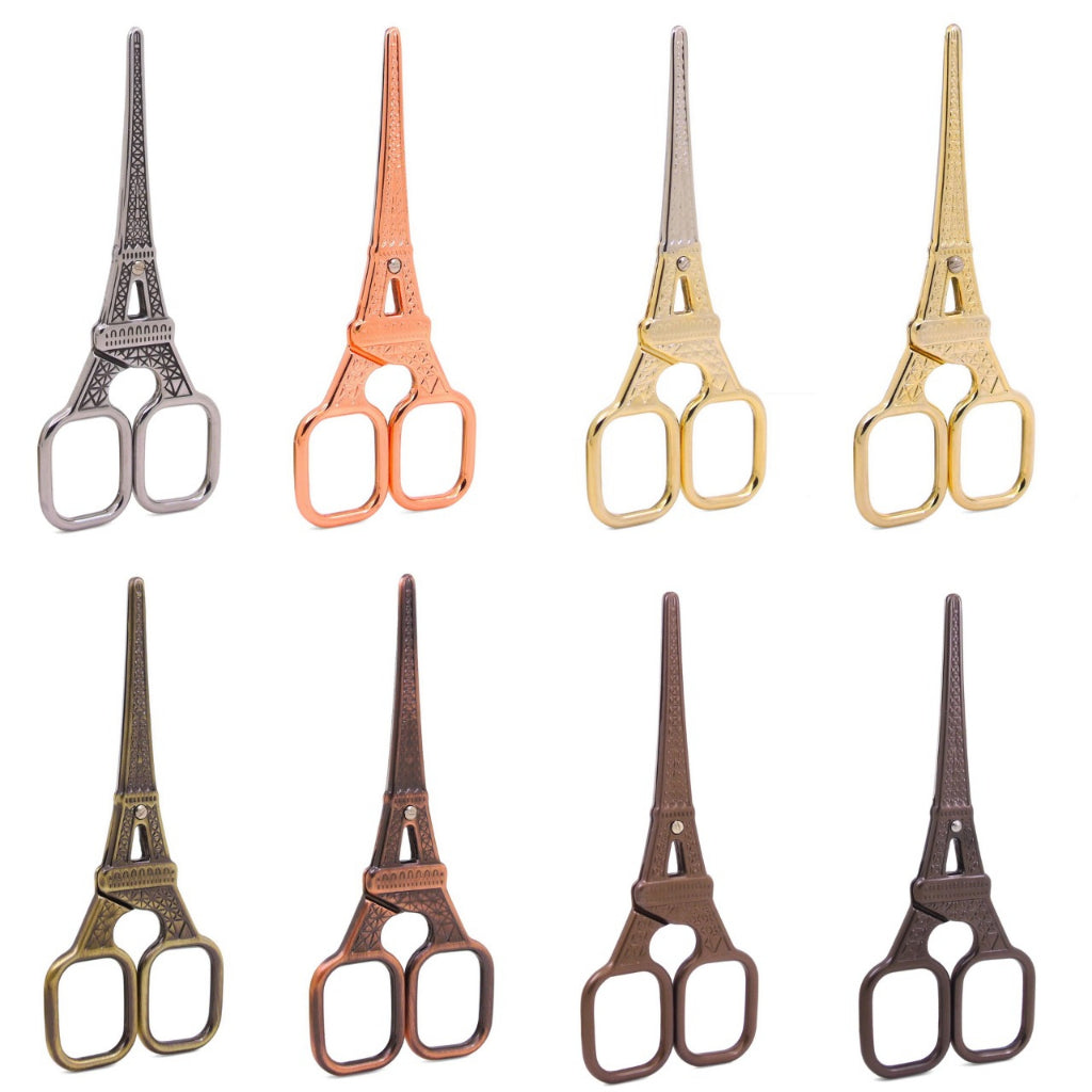 AnekaBenang - Eiffel Tower Shape Scissors / Stainless Steel / Vintage Retro Sewing / Scissors