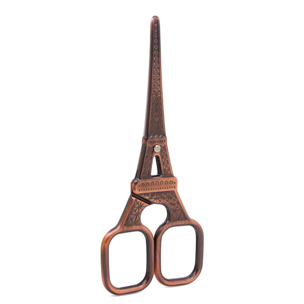 AnekaBenang - Gunting Bentuk Menara Eiffel / Stainless Steel  / Vintage Jahit Retro / Scissors