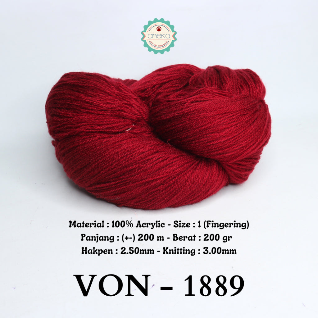 KATALOG - Benang Rajut Wool / Wol / Siet Yarn 200 gram VONEL (BENTUK HANK, TIDAK DIGULUNG) PART 1