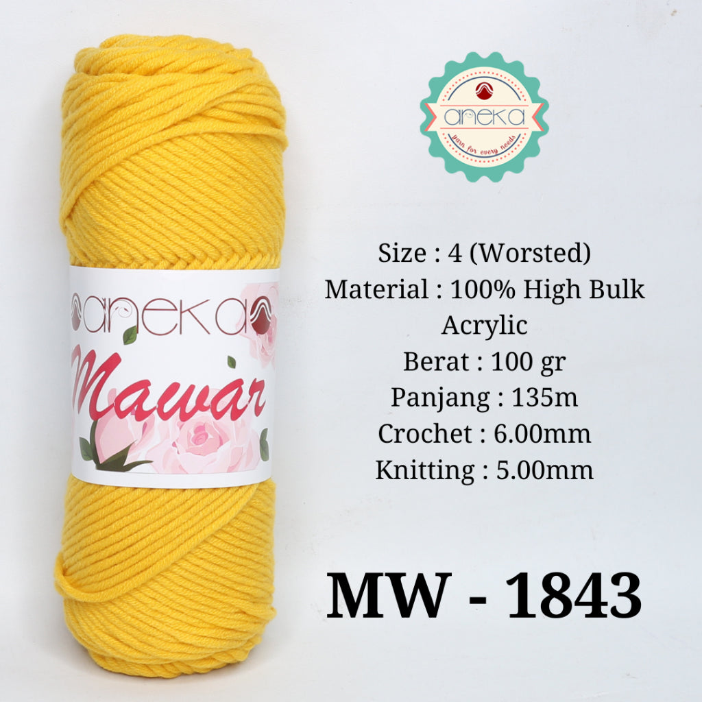 KATALOG - Benang Rajut Mawar / Soft Acrylic Yarn / 8 ply Milk Cotton Worsted / Katun Susu PART 3