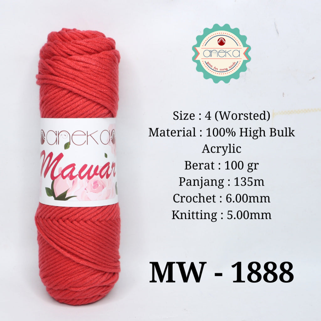 KATALOG - Benang Rajut Mawar / Soft Acrylic Yarn / 8 ply Milk Cotton Worsted / Katun Susu PART 3