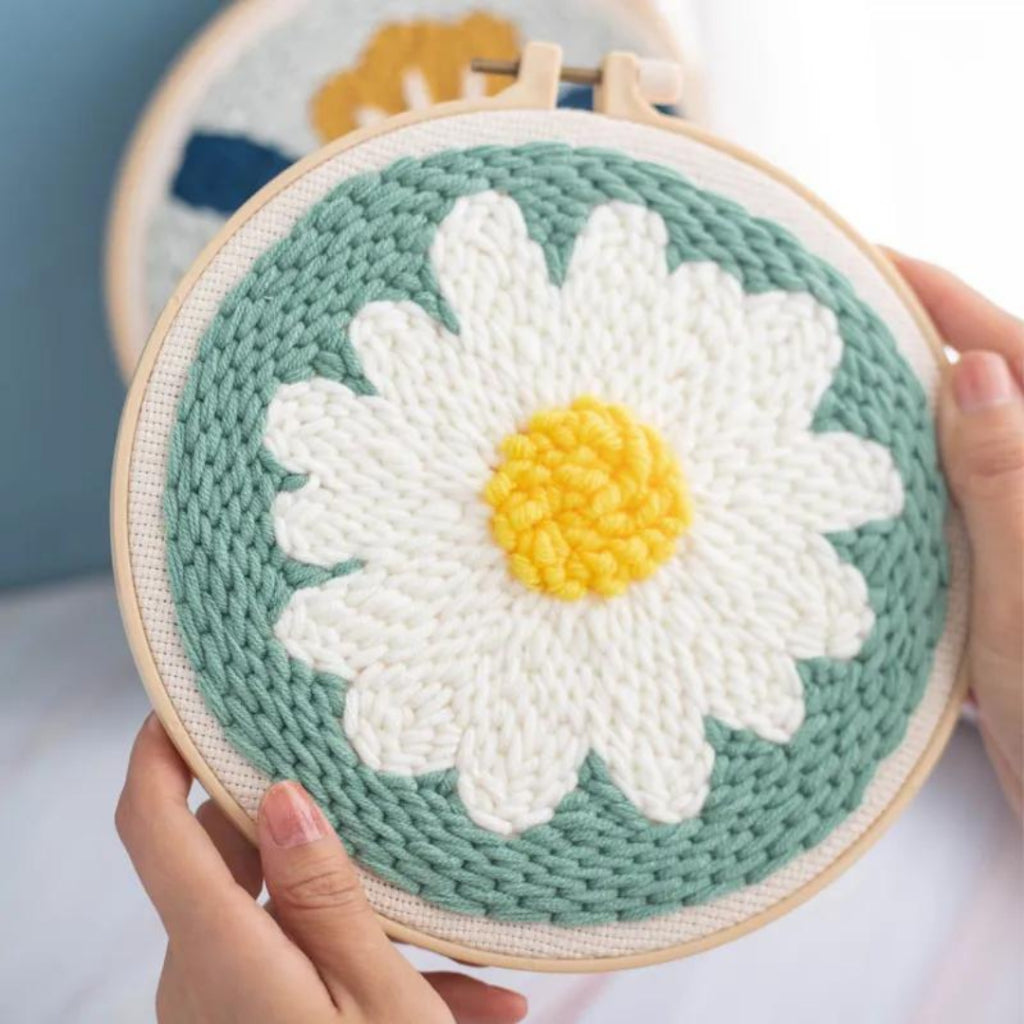 KATALOG - Round Canvas Punch Needle ANK / Kanvas Punch Bulat DIY