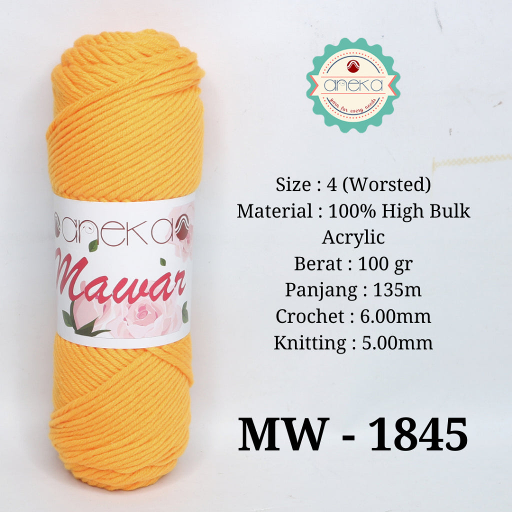 KATALOG - Benang Rajut Mawar / Soft Acrylic Yarn / 8 ply Milk Cotton Worsted / Katun Susu PART 3