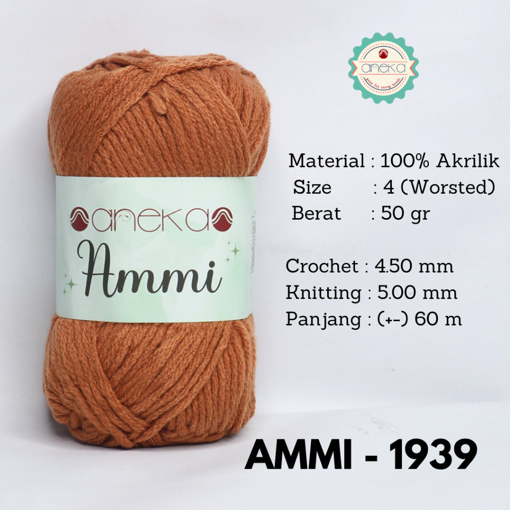 KATALOG - Benang Rajut Ammi / 100% Acrylic / 6 Ply Akrilik