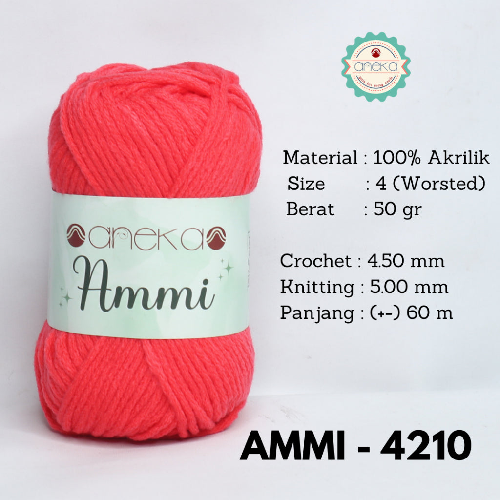 KATALOG - Benang Rajut Ammi / 100% Acrylic / 6 Ply Akrilik