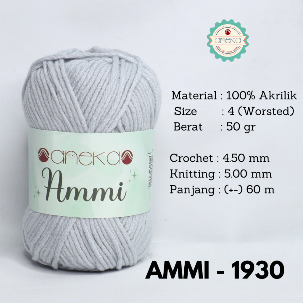 KATALOG - Benang Rajut Ammi / 100% Acrylic / 6 Ply Akrilik