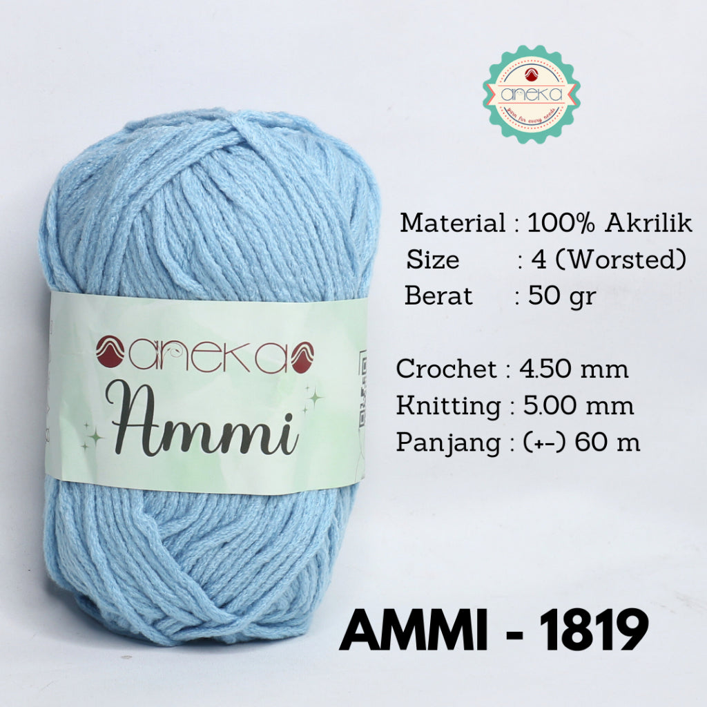 KATALOG - Benang Rajut Ammi / 100% Acrylic / 6 Ply Akrilik