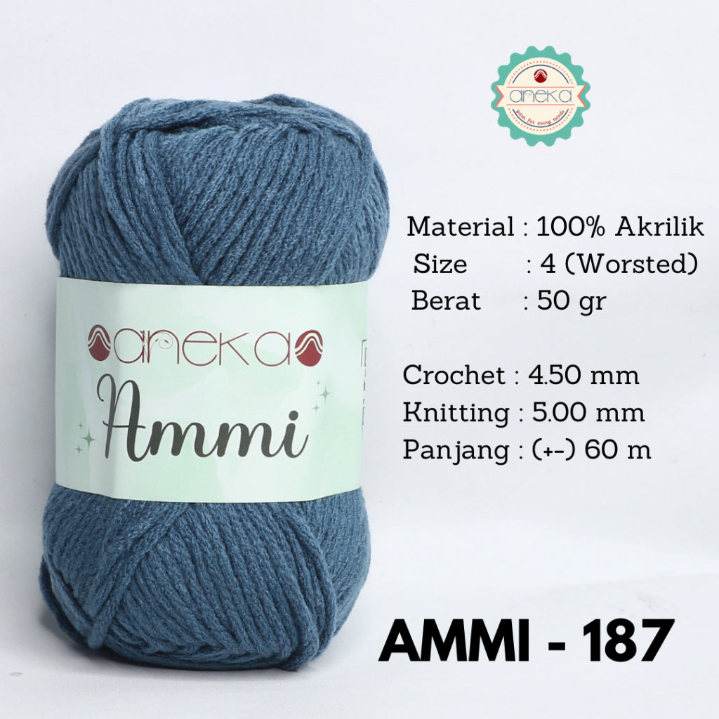 KATALOG - Benang Rajut Ammi / 100% Acrylic / 6 Ply Akrilik