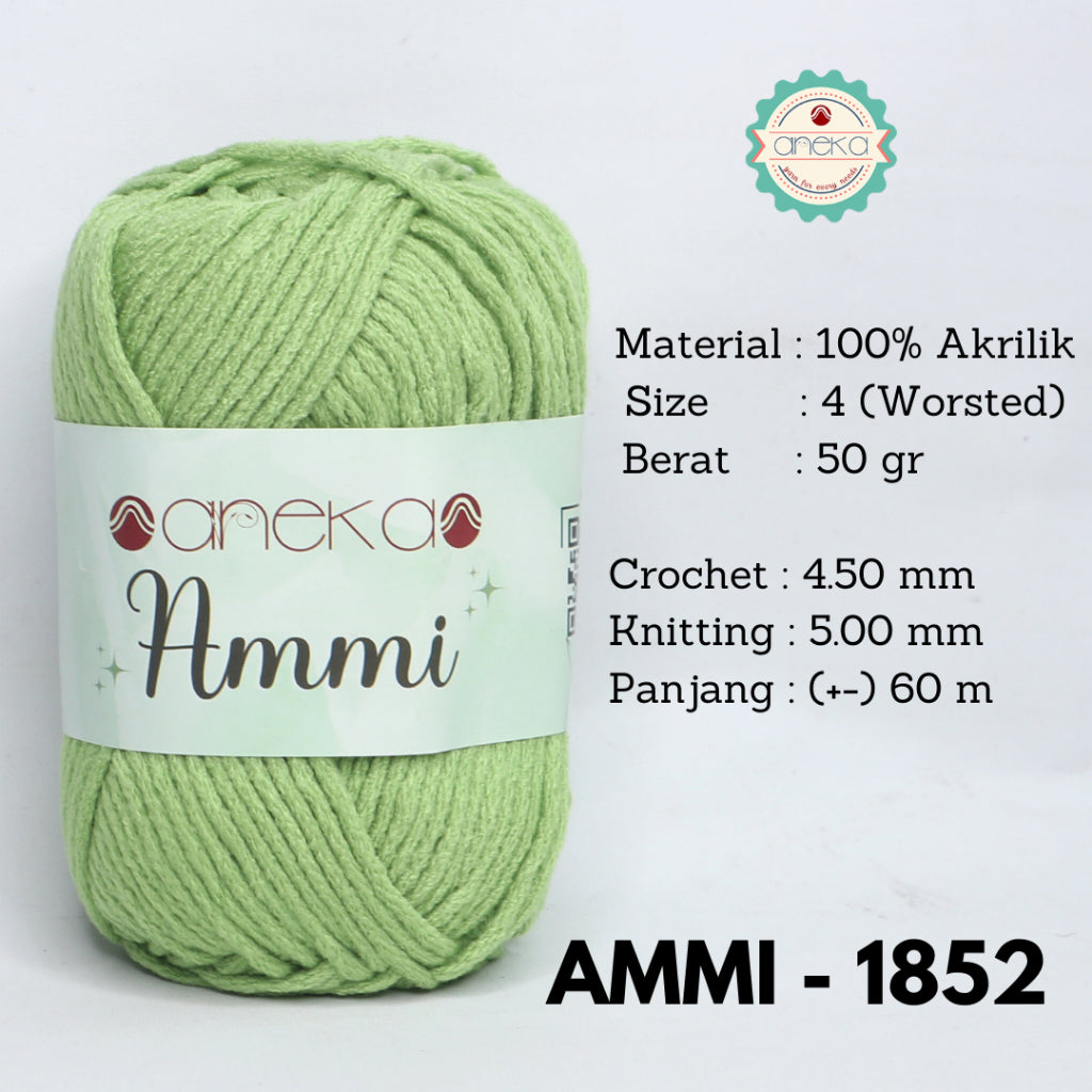 KATALOG - Benang Rajut Ammi / 100% Acrylic / 6 Ply Akrilik