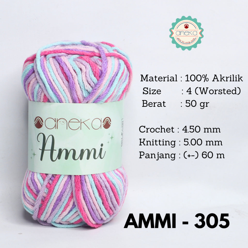 KATALOG - Benang Rajut Ammi Sembur / 100% Acrylic / 6 Ply Akrilik PART 2