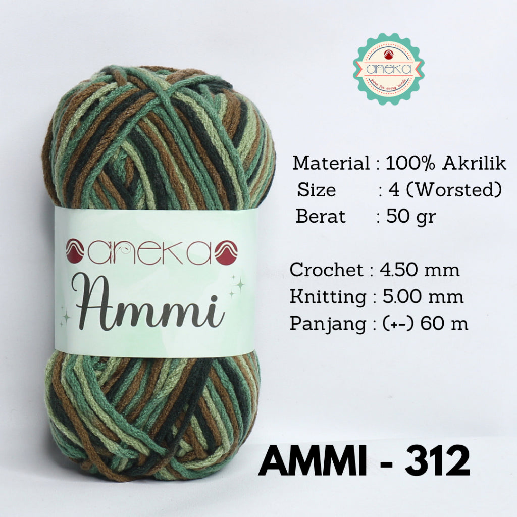 KATALOG - Benang Rajut Ammi Sembur / 100% Acrylic / 6 Ply Akrilik PART 2