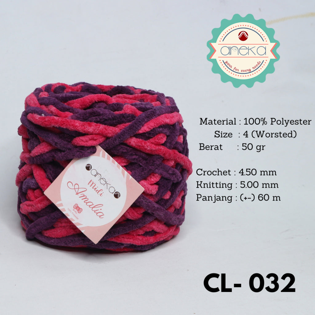 KATALOG - Benang Rajut Chenille Midi Amalia Yarn PART 2
